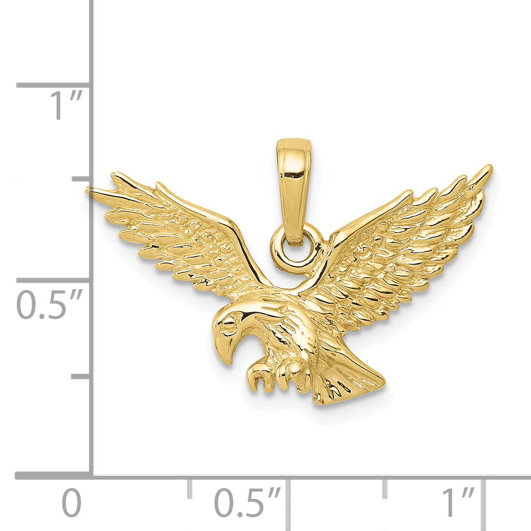 10k 3-D Eagle Charm-10C2440