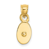 10K Polished 3-D Moveable Pulley Charm-10C2479