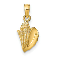 10k Conch Shell Pendant-10C2526