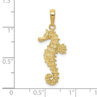 10k Seahorse Pendant-10C2532