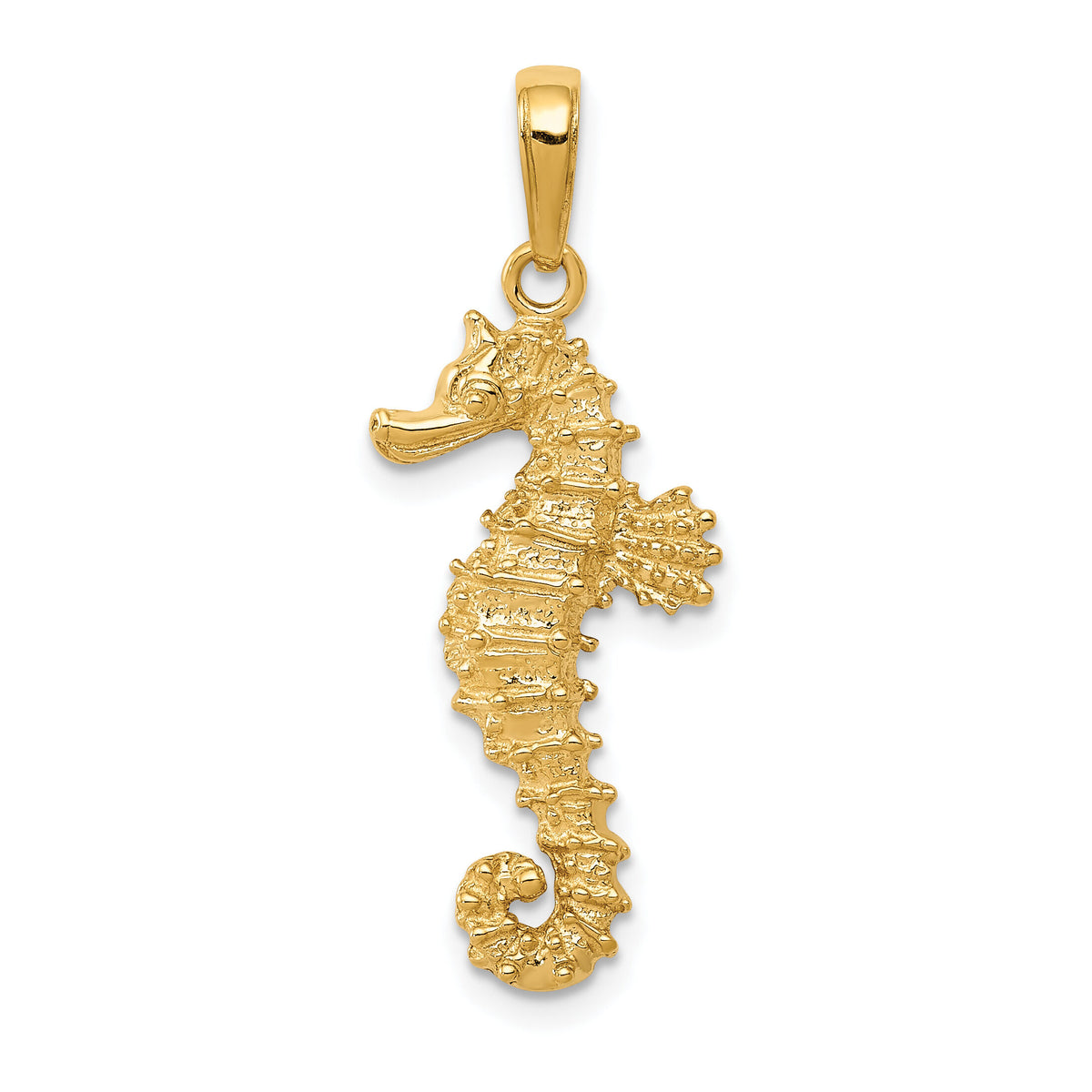 10k Seahorse Pendant-10C2532