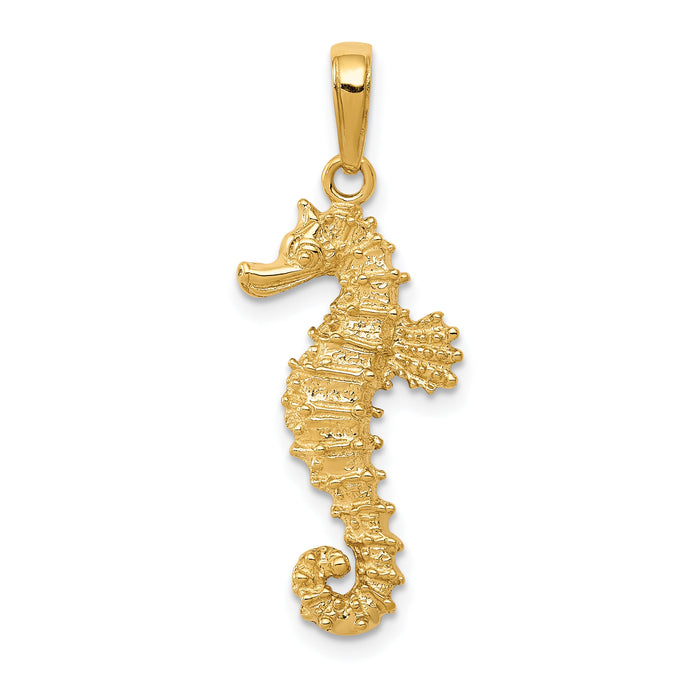 10k Seahorse Pendant-10C2532