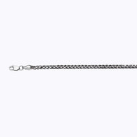 14K 2.5MM WHITE GOLD PALM 24" CHAIN NECKLACE (AVAILABLE IN LENGTHS 7" - 30")