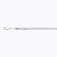 10K 3.5MM WHITE GOLD VENETIAN BOX 30" CHAIN NECKLACE (AVAILABLE IN LENGTHS 7" - 30")