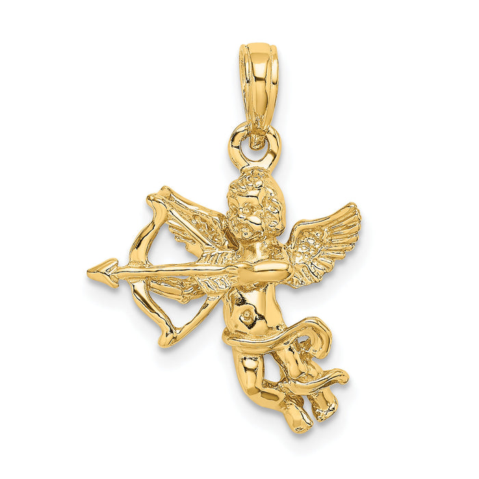 10k Cupid w/Bow and Arrow Charm-10C2701
