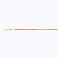 14K 1.5MM YELLOW GOLD VENETIAN BOX 18" CHAIN NECKLACE (AVAILABLE IN LENGTHS 7" - 30")