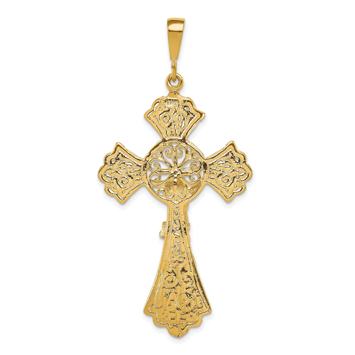 10K Crucifix Charm-10C286