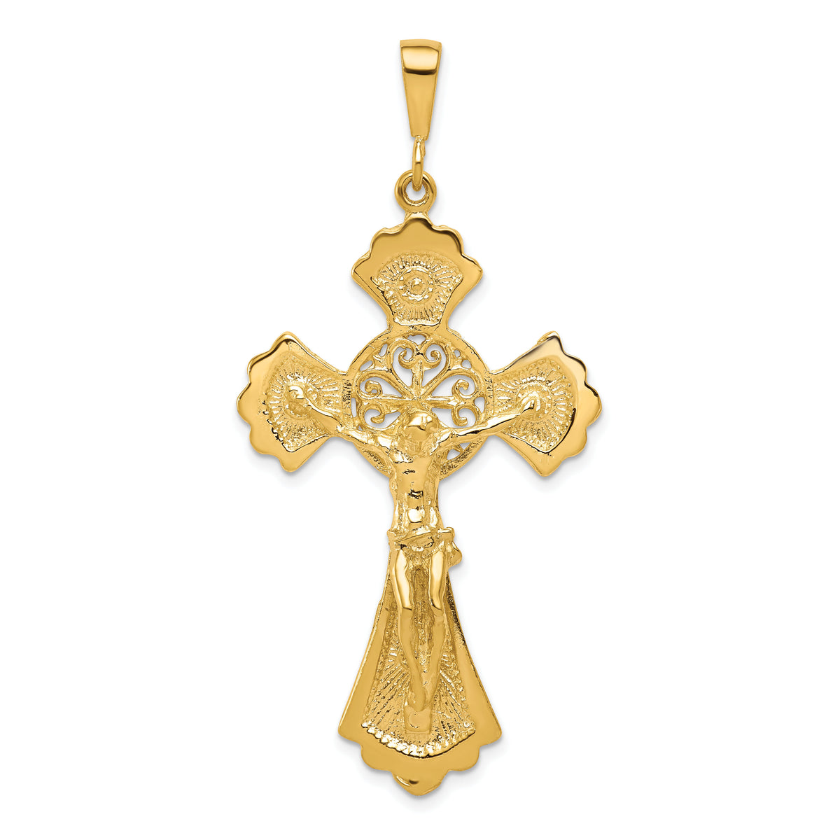 10K Crucifix Charm-10C286