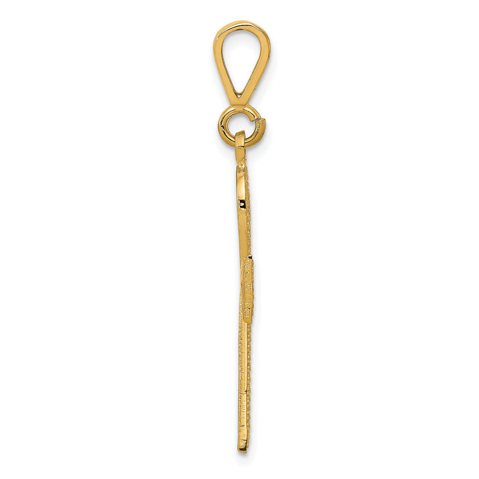 10K Ankh Cross Charm-10C290