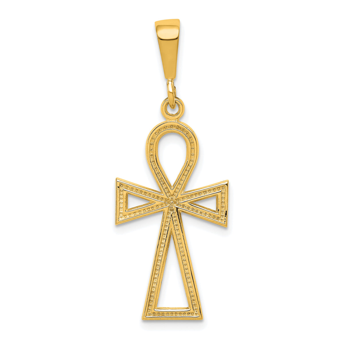 10K Ankh Cross Charm-10C290