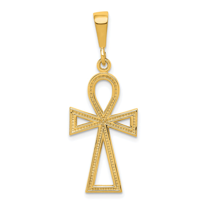 10K Ankh Cross Charm-10C290