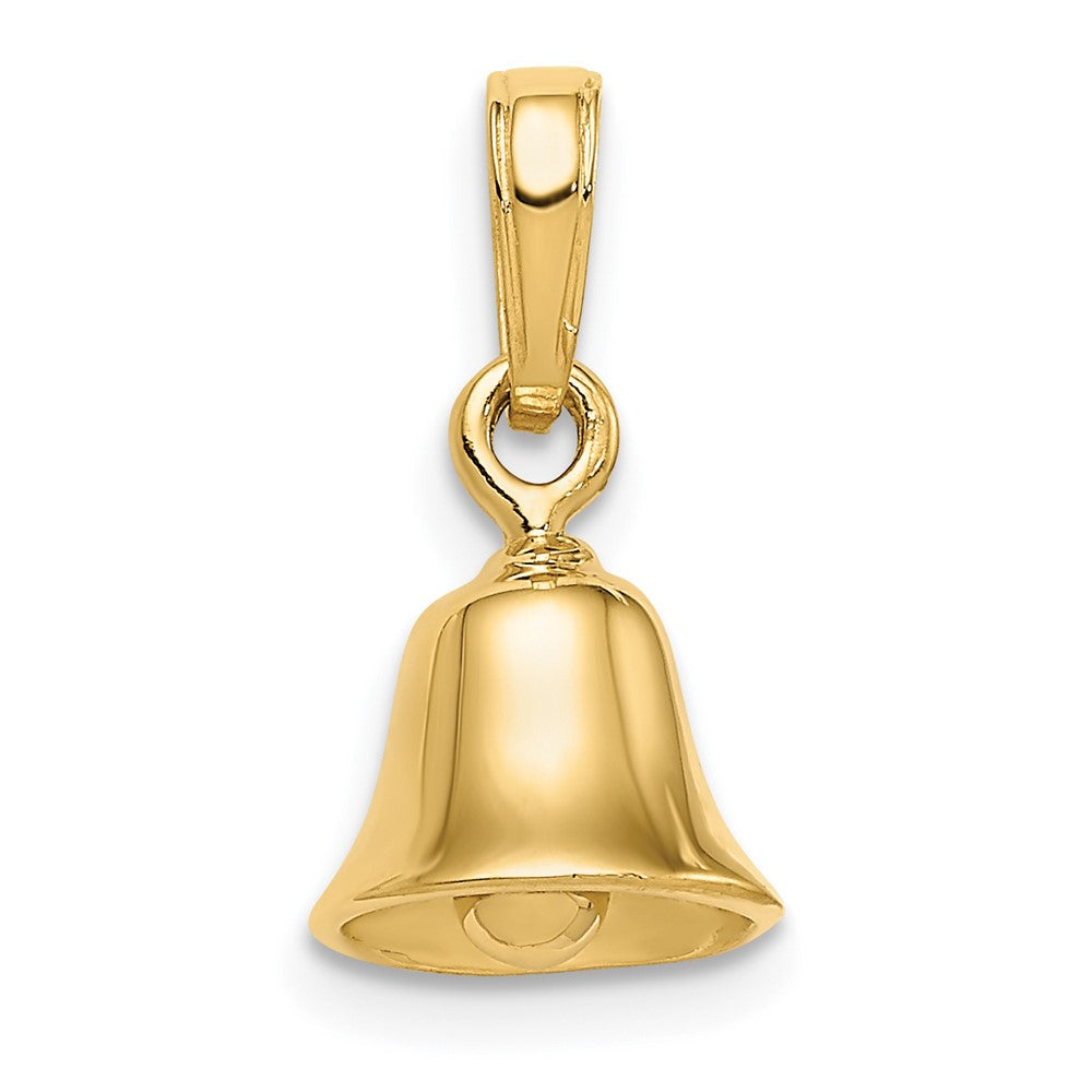 10K 3-D Moveable Bell Pendant-10C2951