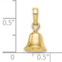 10K 3-D Moveable Bell Pendant-10C2951