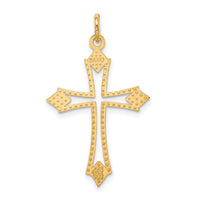 10k Cross Charm-10C301