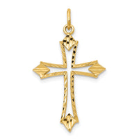 10k Cross Charm-10C301