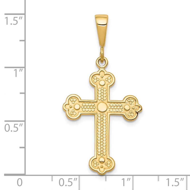 10k Cross Charm-10C302