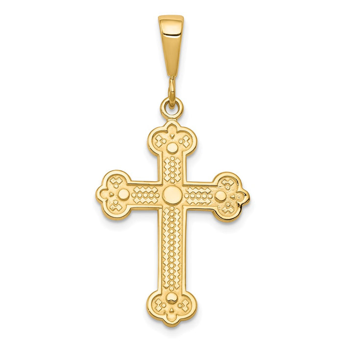 10k Cross Charm-10C302