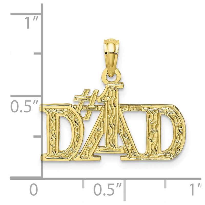 10K #1 DAD Pendant-10C3024