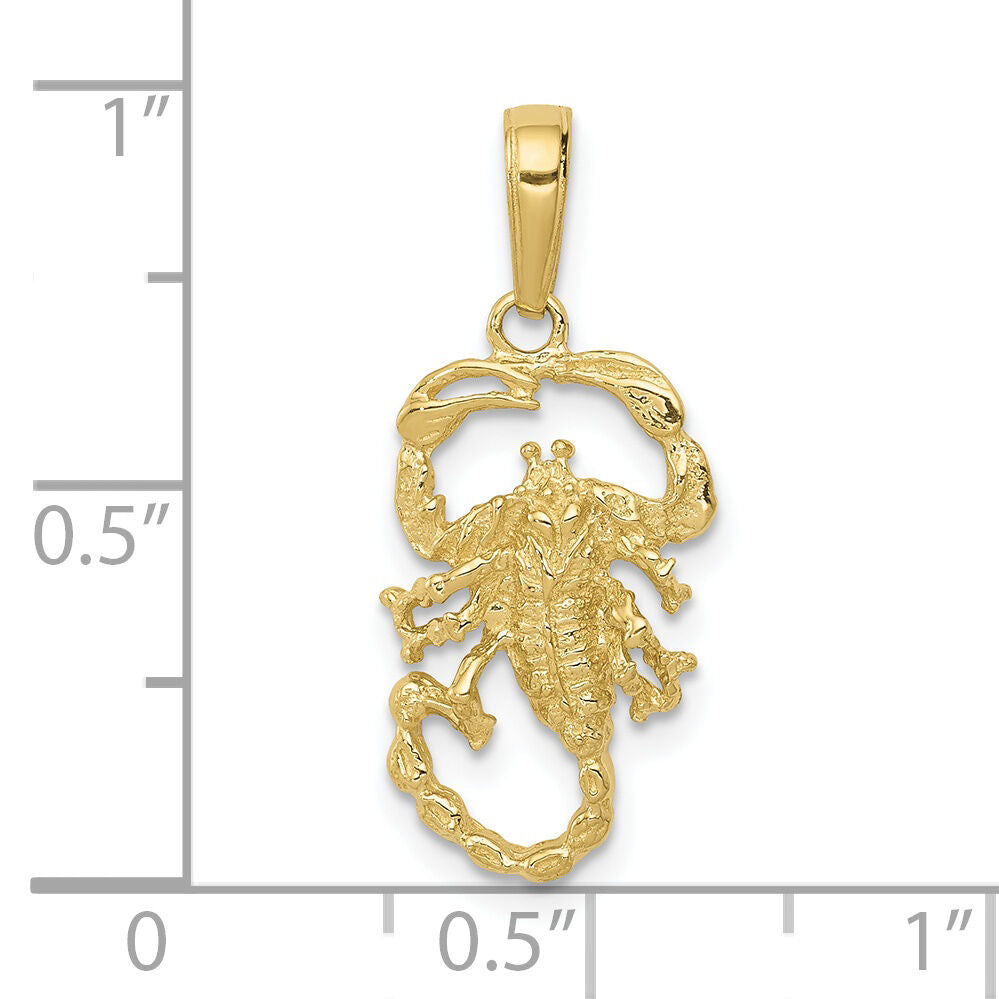 10k Scorpion Charm-10C3049