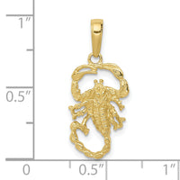 10k Scorpion Charm-10C3049