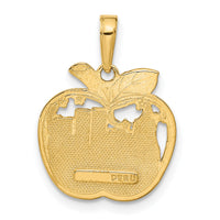 10k New York City Skyline in Apple Pendant-10C3076