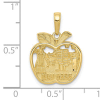 10k New York City Skyline in Apple Pendant-10C3076