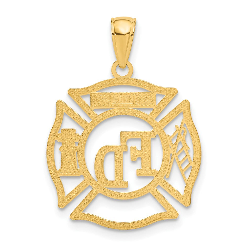 10k FD MEMBER in Shield Pendant-10C3105