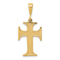 10k Cross Charm-10C312