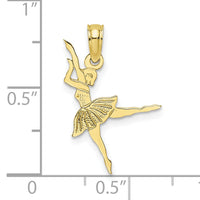 10K Ballerina Pendant-10C3130