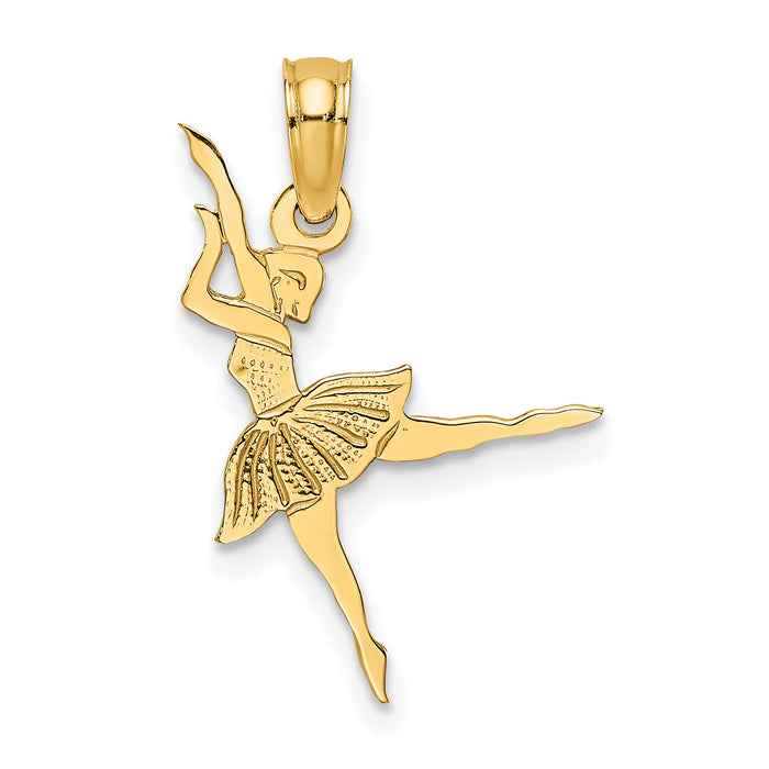 10K Ballerina Pendant-10C3130