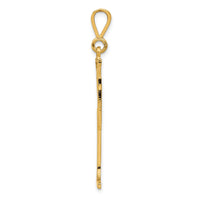10k Cross Charm-10C314