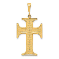 10k Cross Charm-10C314