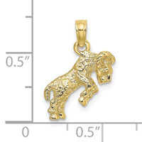 10K 3-D Aries Zodiac Pendant-10C3143
