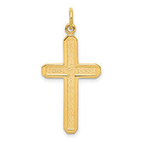 10k Cross Charm-10C317