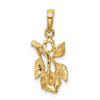 10k Rose Pendant-10C3191