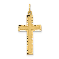 10k Cross Charm-10C322
