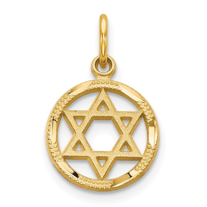 10K Star Of David Charm-10C332