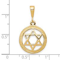 10K Star Of David Charm-10C333