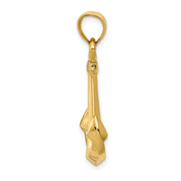 10K 3-D Anchor Pendant-10C3341