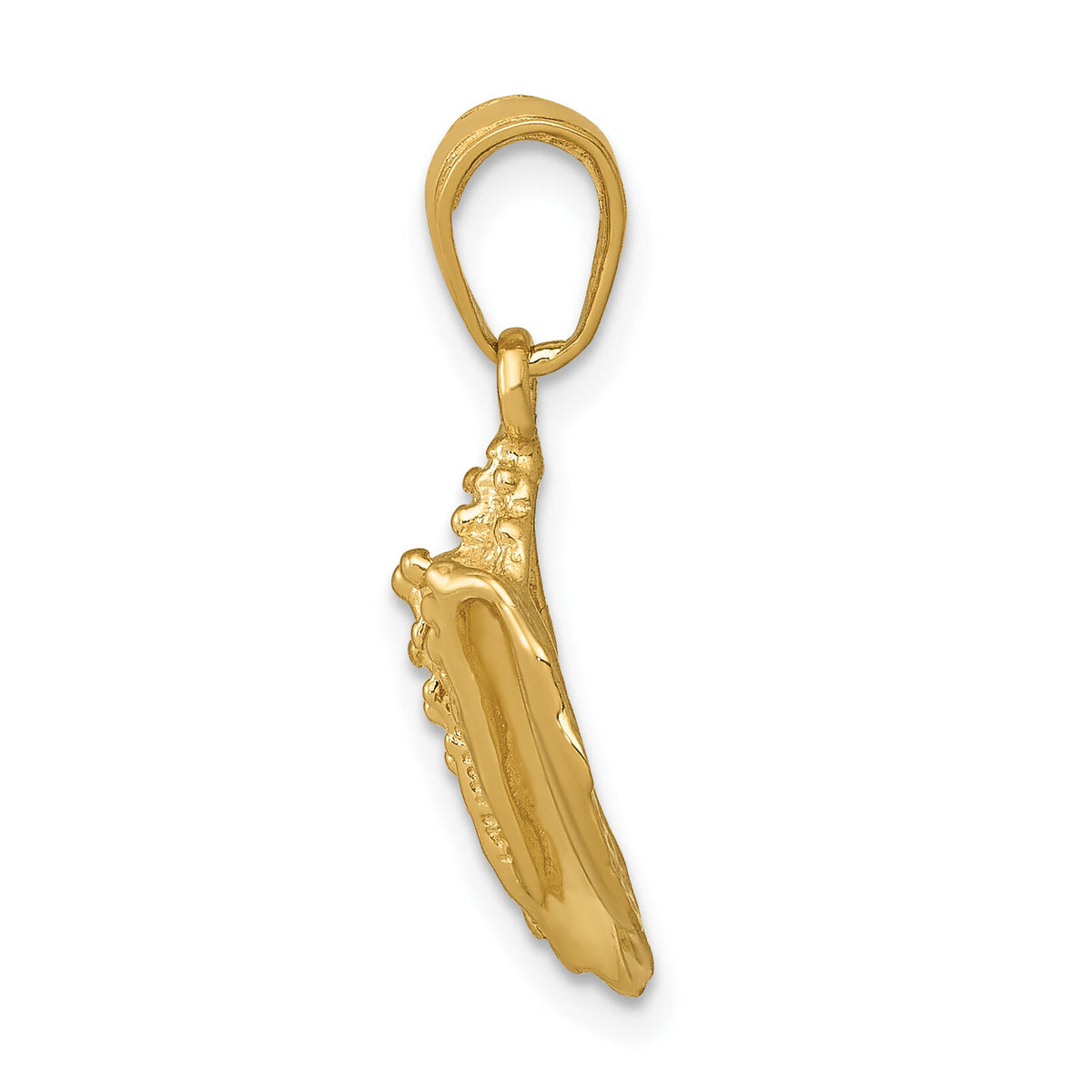 10k Conch Shell Pendant-10C3369