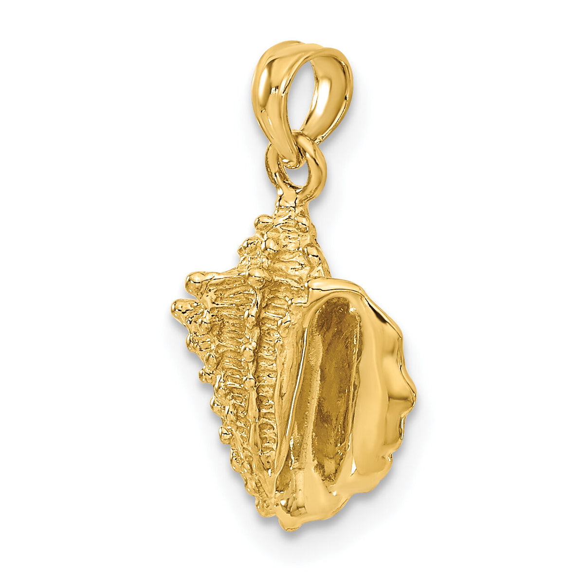 10k Conch Shell Pendant-10C3369
