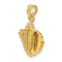 10k Conch Shell Pendant-10C3369