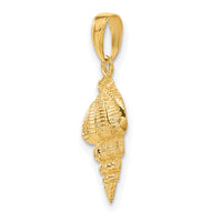 10k Conch Shell Pendant-10C3370