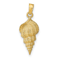 10k Conch Shell Pendant-10C3370