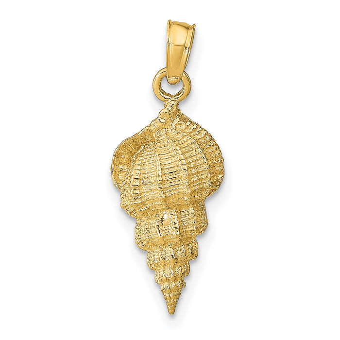 10k Conch Shell Pendant-10C3370