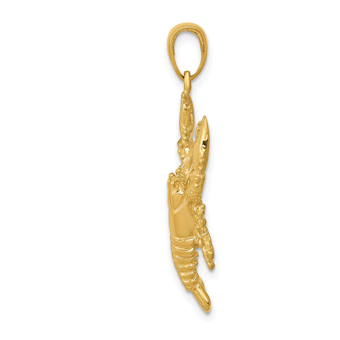 10k Lobster Pendant-10C3411
