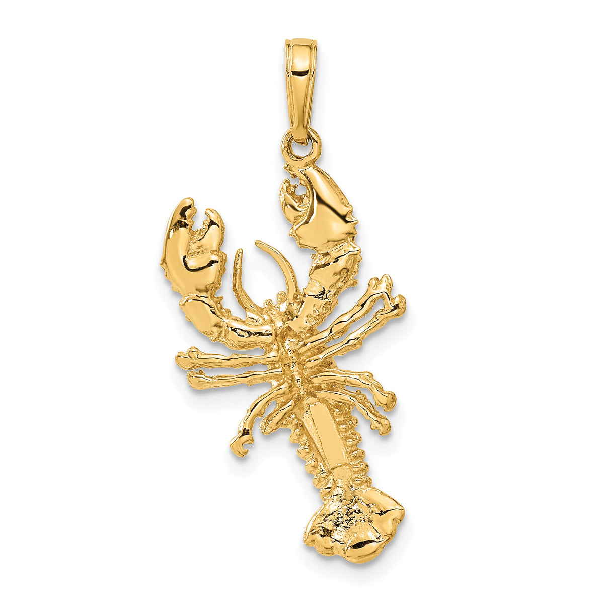 10k Lobster Pendant-10C3411