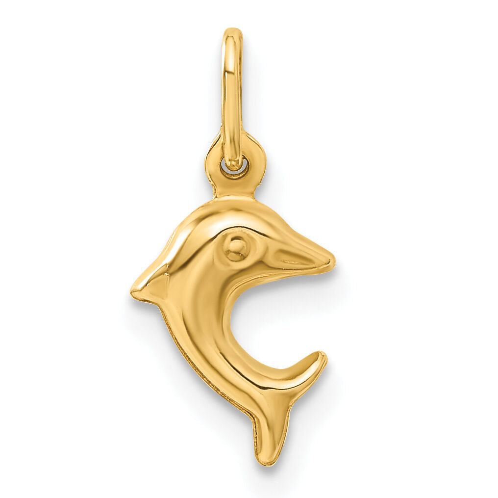 10k Dolphin Charm-10C3438