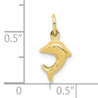 10k Dolphin Charm-10C3438