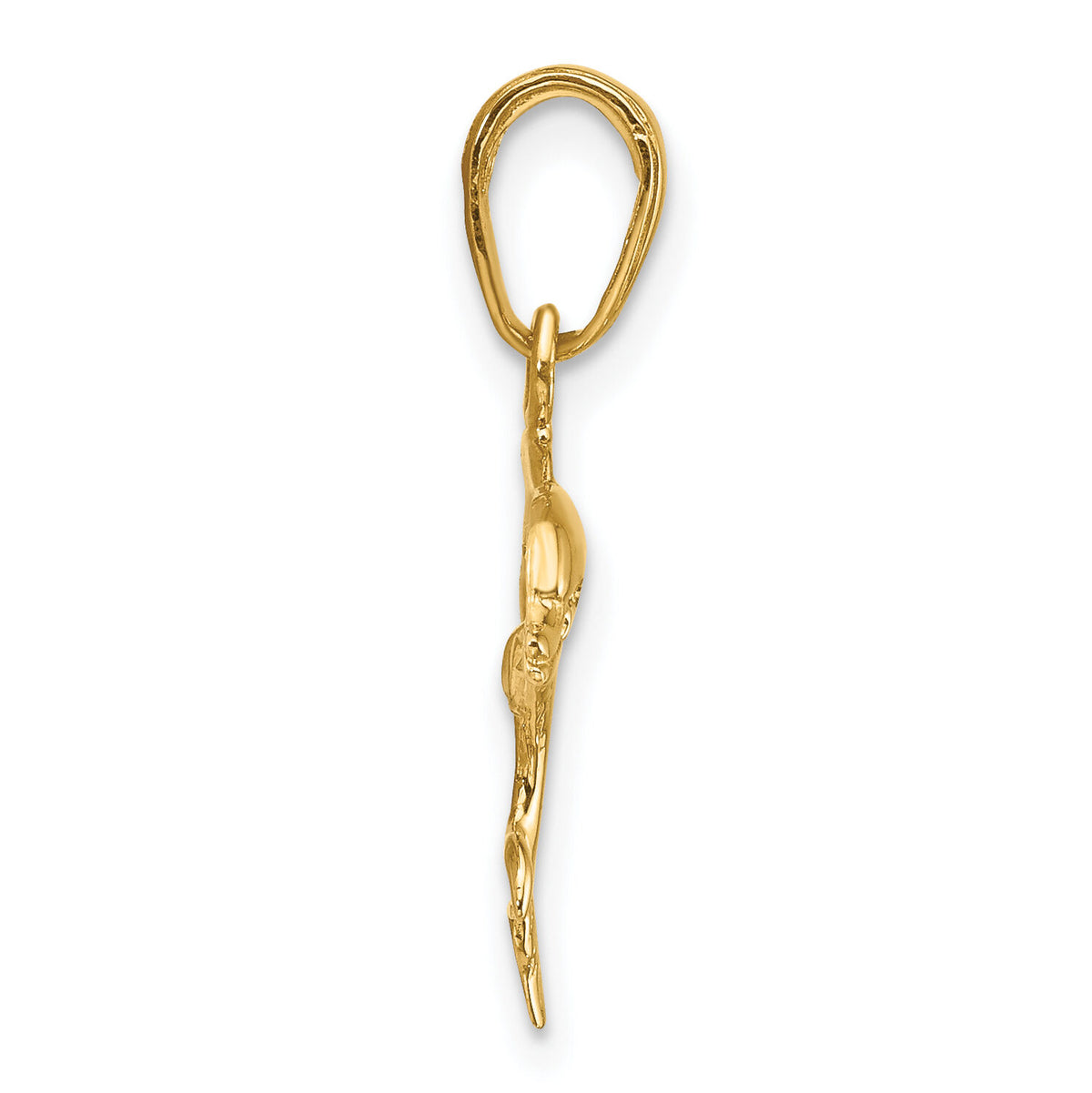 10k Dolphin Pendant-10C3446